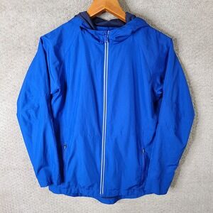 All in Motion Bright Blue Hooded Lightweight Jacket